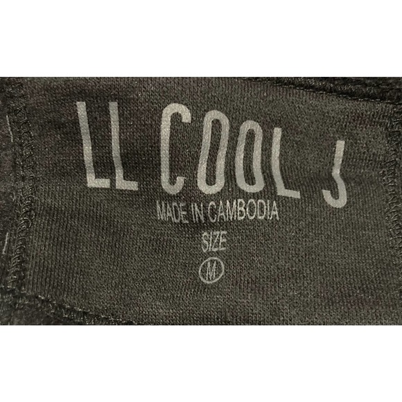 NWT LL Cool J Knowledge is Power Black Fleece Hoodie Size M - Picture 6 of 7